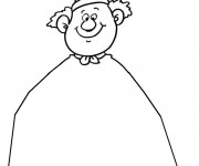 Coloriage Un P&acirc;tissier humoristique