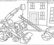 Coloriage Bricoleur &agrave; colorier