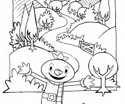Coloriage Bricoleur rigolo