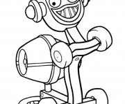 Coloriage Bricoleur Robot