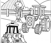 Coloriage Bricoleur s&eacute;rie pour enfant
