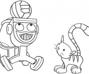 Coloriage Le Robot magique