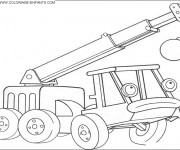 Coloriage Pelle m&eacute;canique en ligne