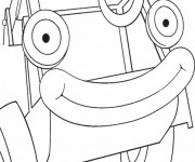 Coloriage Pelle M&eacute;canique magique