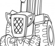 Coloriage Un Tracteur facile