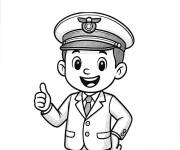 Coloriage Chauffeur content