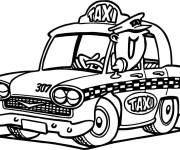 Coloriage Chauffeur de taxi ce1