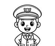 Coloriage Le Chauffeur fier