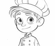 Coloriage Aide du chef