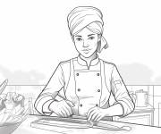 Coloriage Art culinaire