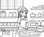 Coloriage Bon Appétit Chef