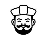 Coloriage Chef asiatique