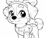 Coloriage Chef chiot