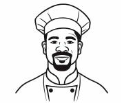 Coloriage Chef en formation