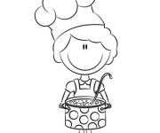 Coloriage et dessins gratuit Chef innovant à imprimer