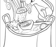 Coloriage Chef souris R&eacute;my
