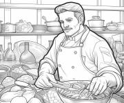 Coloriage Créativité en chef adulte