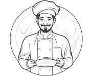 Coloriage Cr&eacute;ativit&eacute; en cuisine