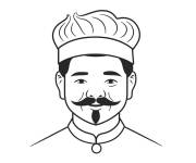 Coloriage Image Chef pour enfants