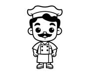 Coloriage Jouet du chef