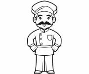 Coloriage Joyeux petit chef