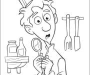 Coloriage Le chef Alfredo Linguini