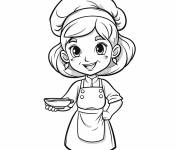 Coloriage Merveilles avec le chef