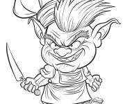 Coloriage Monstre Chef