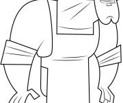 Coloriage Monstre chef frankie