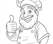 Coloriage Un Chef