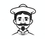 Coloriage Un chef cr&eacute;atif