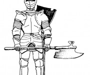 Coloriage Armure de Chevalier