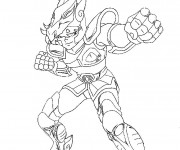 Coloriage Chevalier du Zodiaque