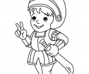 Coloriage Le petit Chevalier
