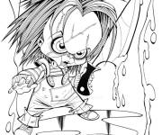 Coloriage Cartoon de Chucky
