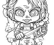 Coloriage Chucky chibi