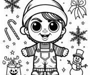 Coloriage Chucky pendant la saison des vacances