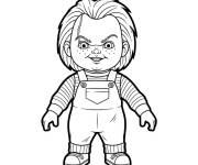 Coloriage Croquis de Chucky