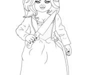 Coloriage et dessins gratuit Femme de Chucky à imprimer