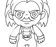 Coloriage et dessins gratuit Image de Chucky chibi à imprimer