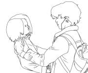 Coloriage Jake et Chucky de la s&eacute;rie d'horreur