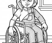 Coloriage Nica poss&eacute;d&eacute;e par Chucky