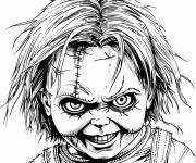 Coloriage Photo de Chucky