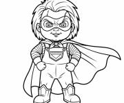 Coloriage Super H&eacute;ros Chucky