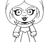Coloriage et dessins gratuit Tiffany en miniature à imprimer