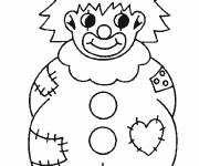 Coloriage et dessins gratuit Un gros clown à imprimer