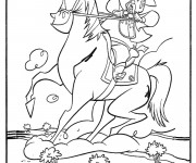 Coloriage Cowboy Sheriff