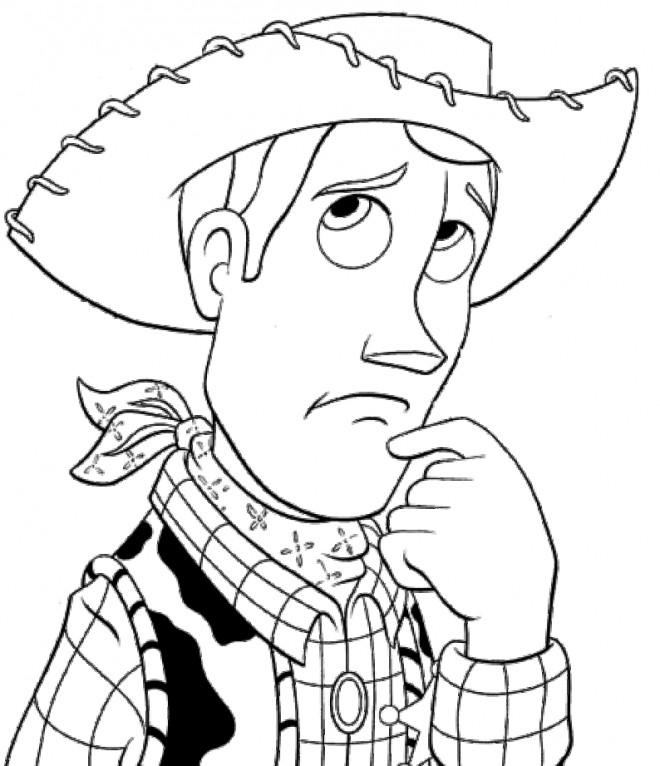 Coloriage et dessins gratuits Cowboy Woody en ligne à imprimer