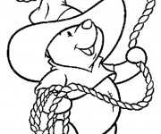 Coloriage Ours Cowboy