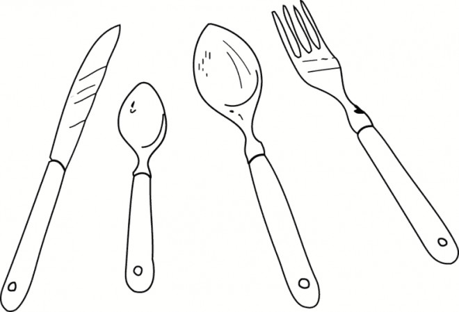 Coloriage Ustensile De Cuisine